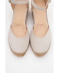 Aldea Leather Platform Espadrille (Women)