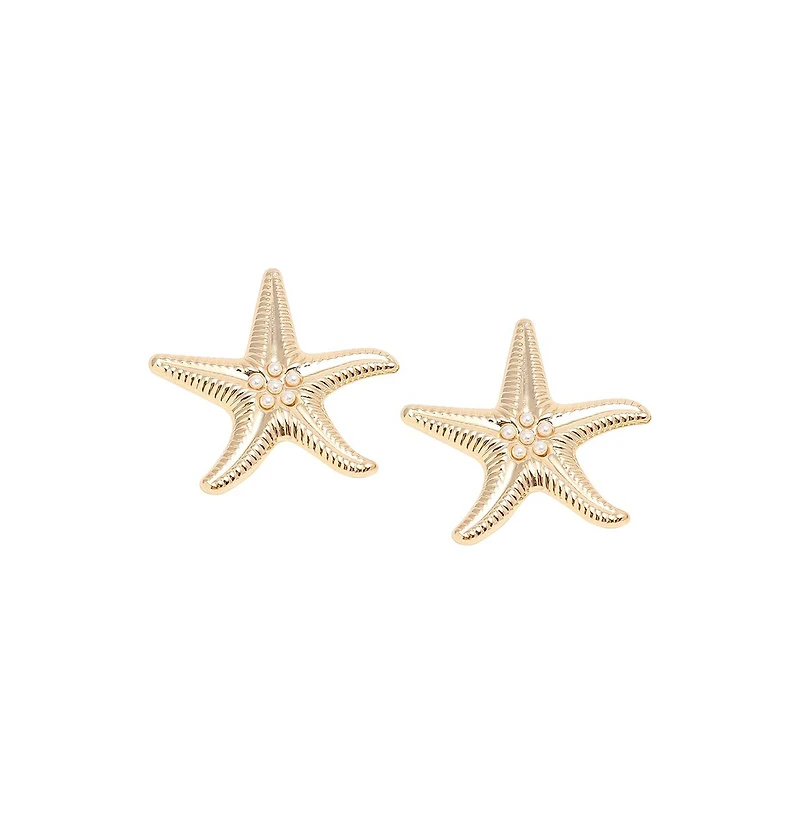 Sohi Starfish Drop Earrings