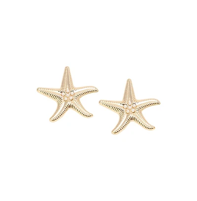 Sohi Starfish Drop Earrings