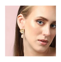 Sohi Floral Drop Earrings