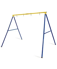 Gymax 660 Lbs Heavy-Duty Metal Swing Frame Extra Large Swing Stand for Kids and Adults
