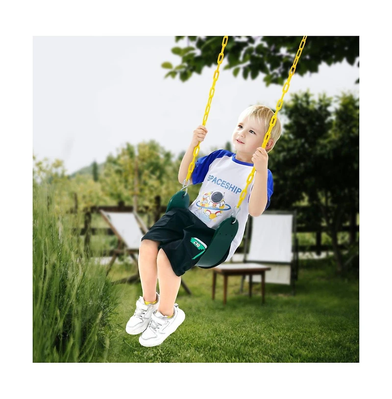 Slickblue Toddler 2-Pack Swing Seats Swings Replacement for Outdoor Swing Set