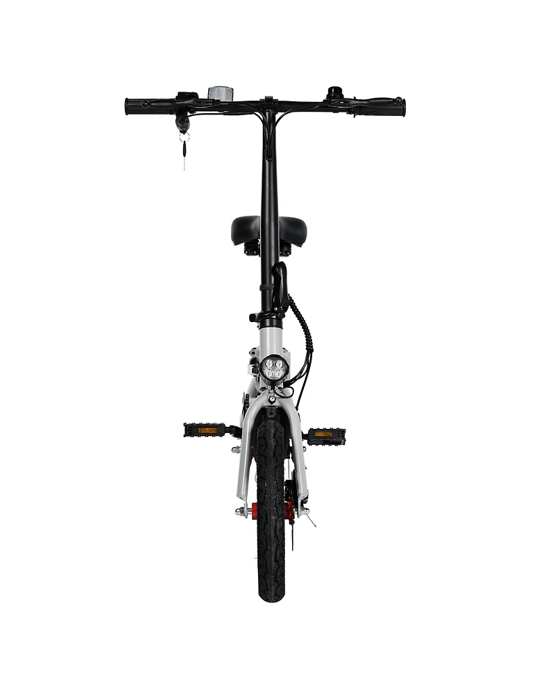 GoPowerBike GoBlitz Electric Bike | Lightweight Compact Design Folding Adult Mini E-Bike | Dual Disc Brakes | Throttle and Pedal Assist | 350W Motor |