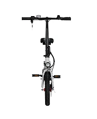GoPowerBike GoBlitz Electric Bike | Lightweight Compact Design Folding Adult Mini E-Bike | Dual Disc Brakes | Throttle and Pedal Assist | 350W Motor |
