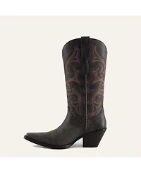 Tessa Fine Leather Cowgirl Boots - Stylish Western Footwear & Comfort By Buck Brana