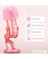 ZealSound Furry Windscreen d65p and Microphone Diamond Sticker syp-us bundle