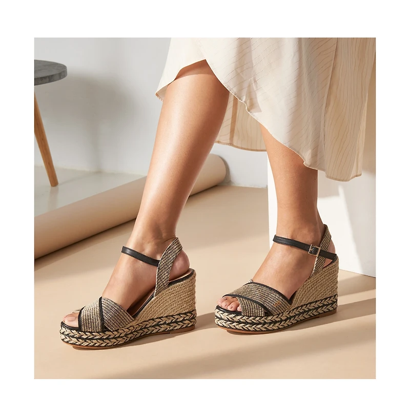 Empuria Canvas Espadrille Sandal Wedges