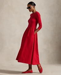 Polo Ralph Lauren Women's Cotton Long-Sleeve Dress