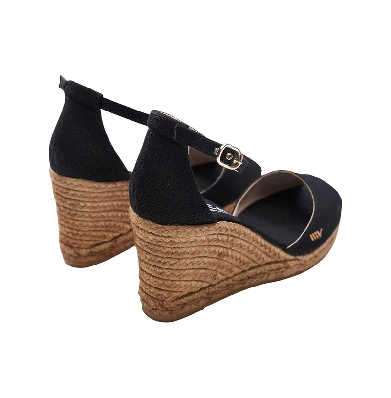 Aiguafreda Canvas Espadrille Sandal Wedges