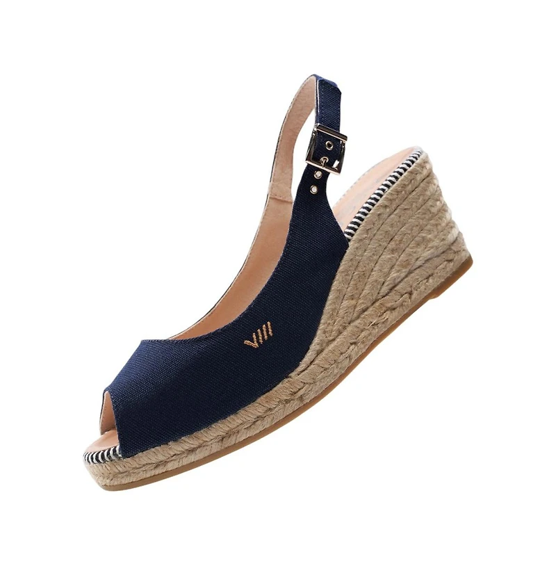 Gavina Canvas Espadrille Sandal Wedges