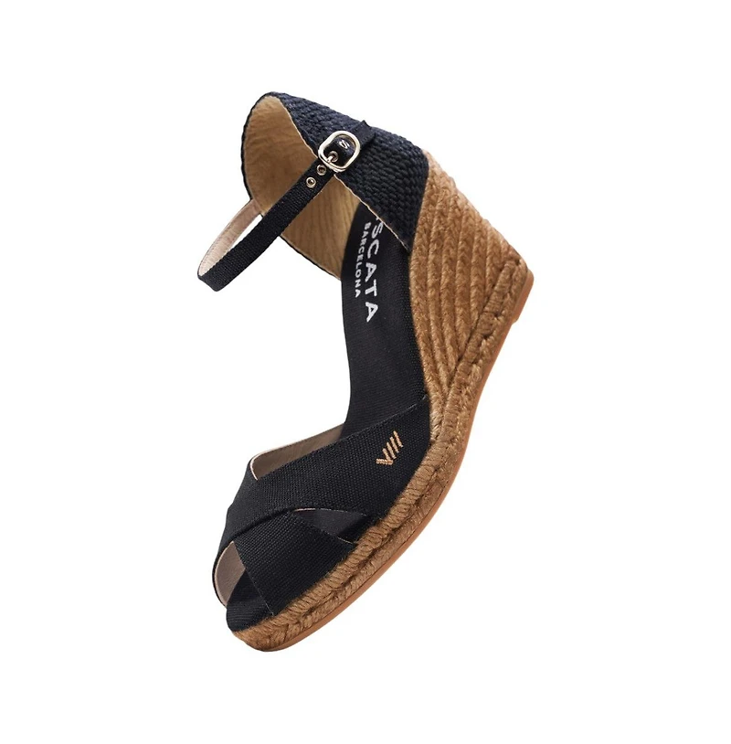 Aiguablava Canvas Espadrille Sandal Wedges