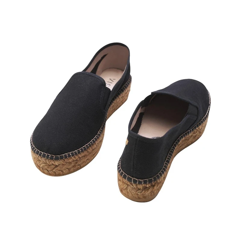 Castell Canvas Espadrille Platforms
