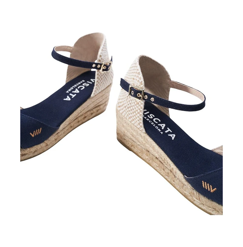 Salina Canvas Espadrille Sandal Wedges