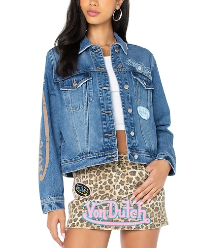 Von Dutch Women's Cotton Denim Trucker Jacket