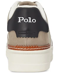 Polo Ralph Lauren Men's Masters Court Nubuck & Leather Sneakers