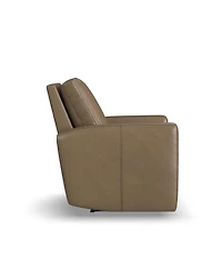 Flexsteel Aria 38" Fawn Leather Power Recliner