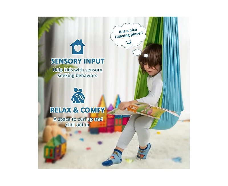 Outree Sensory Swing for Kids with 360° Swivel