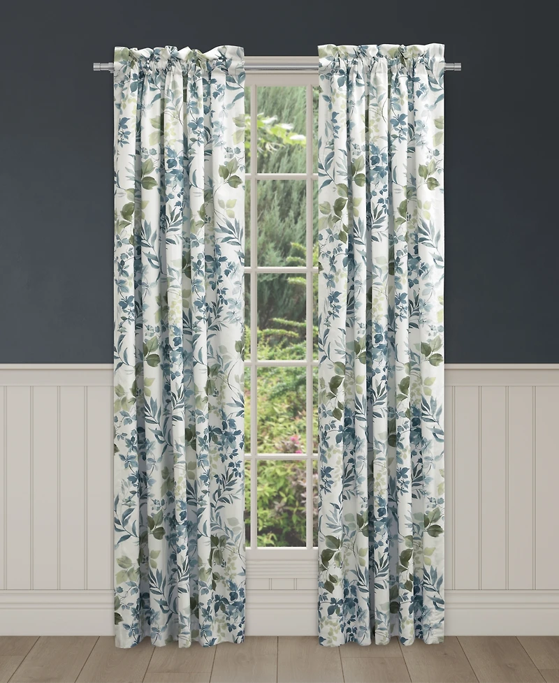 Royal Court Evergreen Window Panel Pair, 41" x 84"