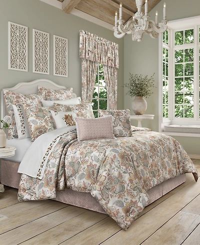 Royal Court Janessa Jacobean 4-Pc. Comforter Set, Queen