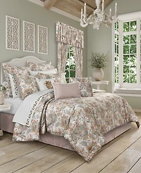 Royal Court Janessa Jacobean 4-Pc. Comforter Set, Queen