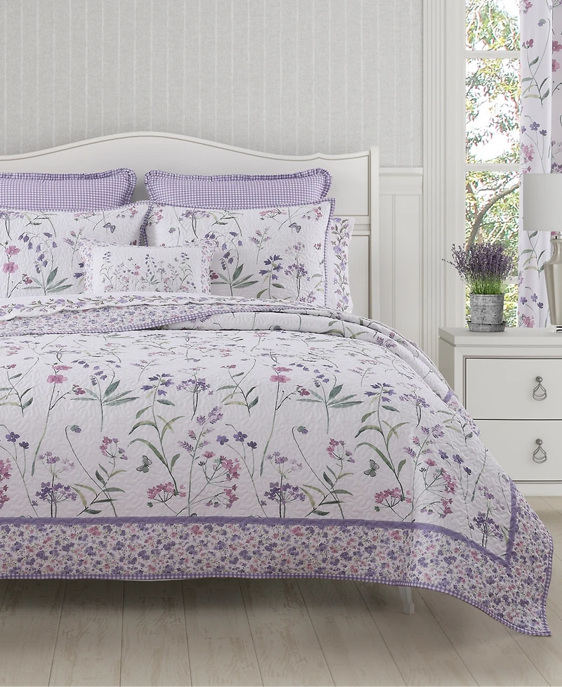 Royal Court Nola Floral 3-Pc. Quilt Set