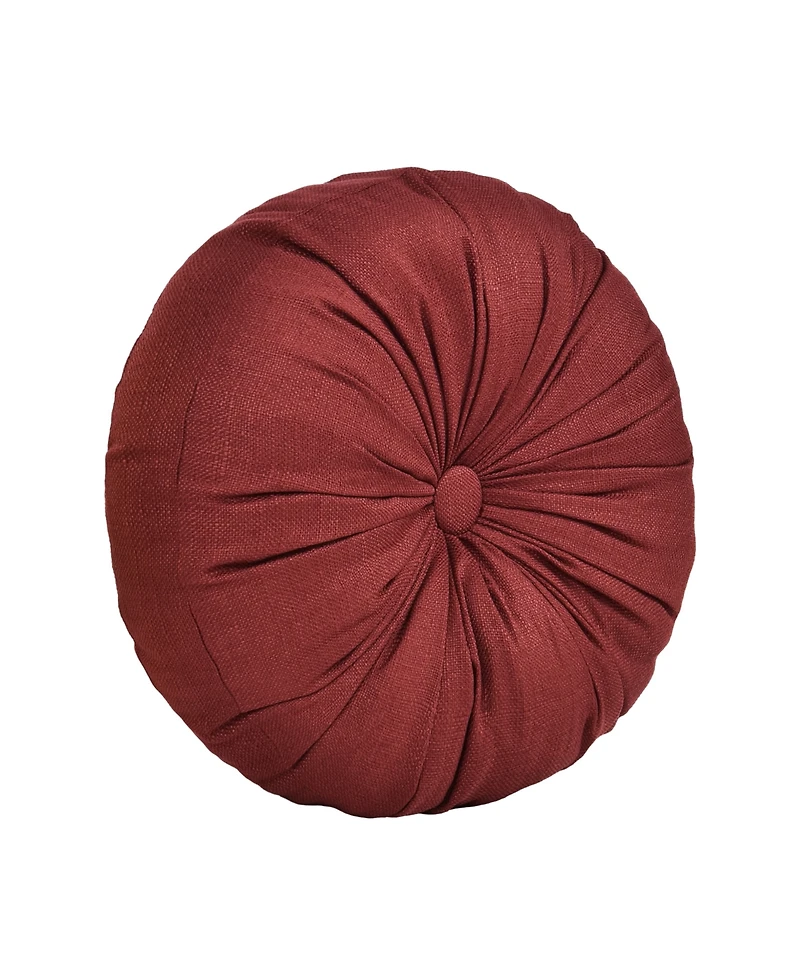 Royal Court Bari Tufted Decorative Pillow, 15" Round