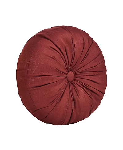 Royal Court Bari Tufted Decorative Pillow, 15" Round