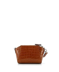 Pre-Owned Givenchy Nano Antigona Crossbody Bag Embossed Leather