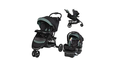 Baby Trend Ez Ride Se Stroller Travel System with Secure-Lift Infant Car Seat in Bluebell