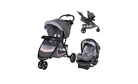 Baby Trend Ez Ride Se Stroller Travel System with Secure-Lift Infant Car Seat Bluebell