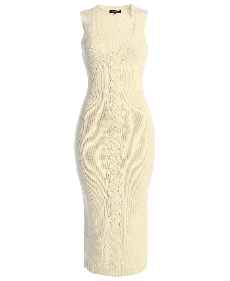 Jluxlabel Women's Sleeveless Cable Knit Dress