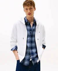 Tommy Hilfiger Men's Long Sleeve Zip-Front Flag Logo Hoodie