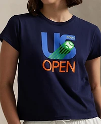 Polo Ralph Lauren Women's Us Open Graphic Logo Jersey T-Shirt