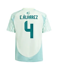 Adidas Big Boys and Girls Edson Alvarez Green Mexico National Team 2024 Away Replica Player Jersey