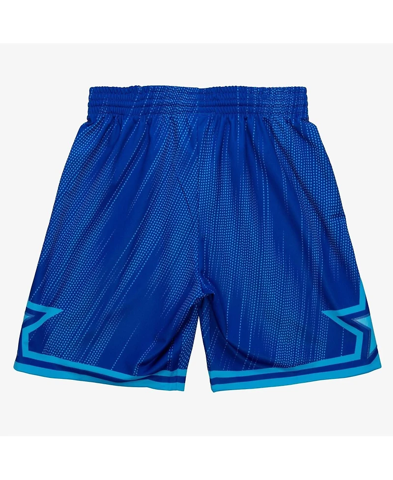 Mitchell & Ness Men's Blue Orlando Magic 2008/09 Hardwood Classics Monochrome Swingman Shorts