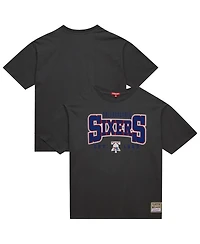 Mitchell & Ness Women's Charcoal Philadelphia 76ers Hardwood Classics Oversized Boyfriend T-Shirt