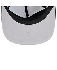 New Era Men's Black Brooklyn Nets Tone Foam Mesh Back Golfer Snapback Hat