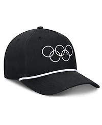 Fanatics Men's Black Olympic Games Podium A-Frame Adjustable Hat