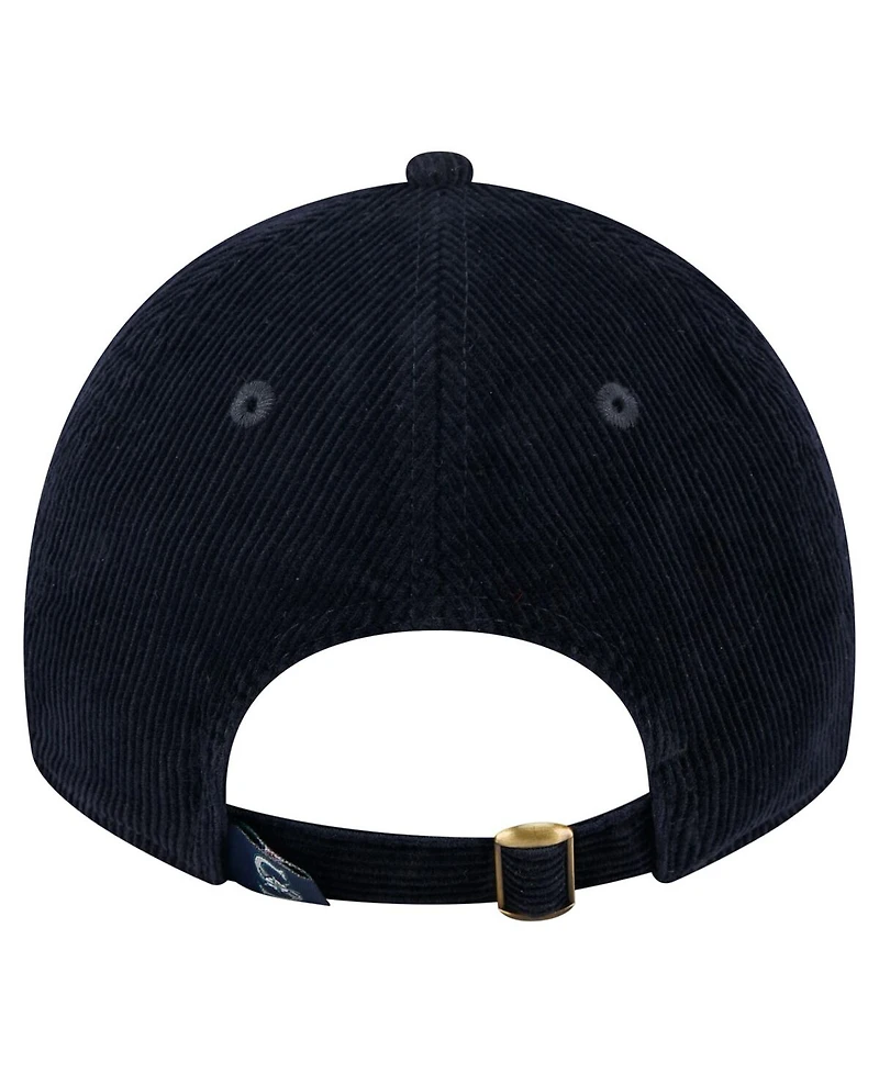 New Era Women's Navy Seattle Mariners Corduroy 9TWENTY Adjustable Hat