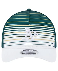 New Era Men's Green Athletics Gradient 9FORTY M-Crown Adjustable Hat