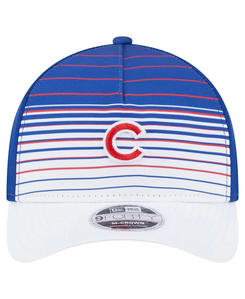 New Era Men's Royal Chicago Cubs Gradient 9FORTY M-Crown Adjustable Hat