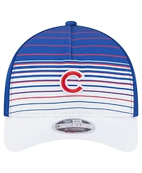 New Era Men's Royal Chicago Cubs Gradient 9FORTY M-Crown Adjustable Hat