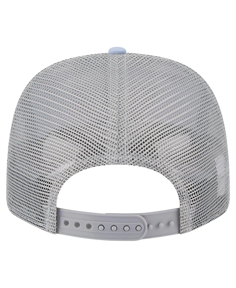 New Era Men's Light Blue/Gray Memphis Grizzlies Adventure Aloha Pattern 9SEVENTY Stretch-Snap Hat