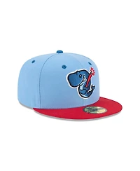 New Era Men's Blue Eugene Emeralds Theme Nights 59FIFTY Fitted Hat