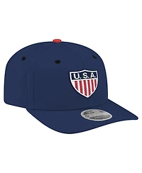 New Era Men's Navy Usmnt 1950 Retro 9SEVENTY Stretch-Snap Hat