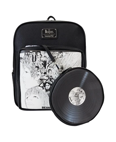 Loungefly The Beatles Revolver Album with Record Pouch Mini Backpack