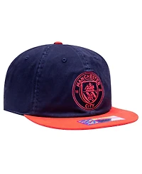 Fan Ink Men's Navy/Red Manchester City Wander Snapback Hat