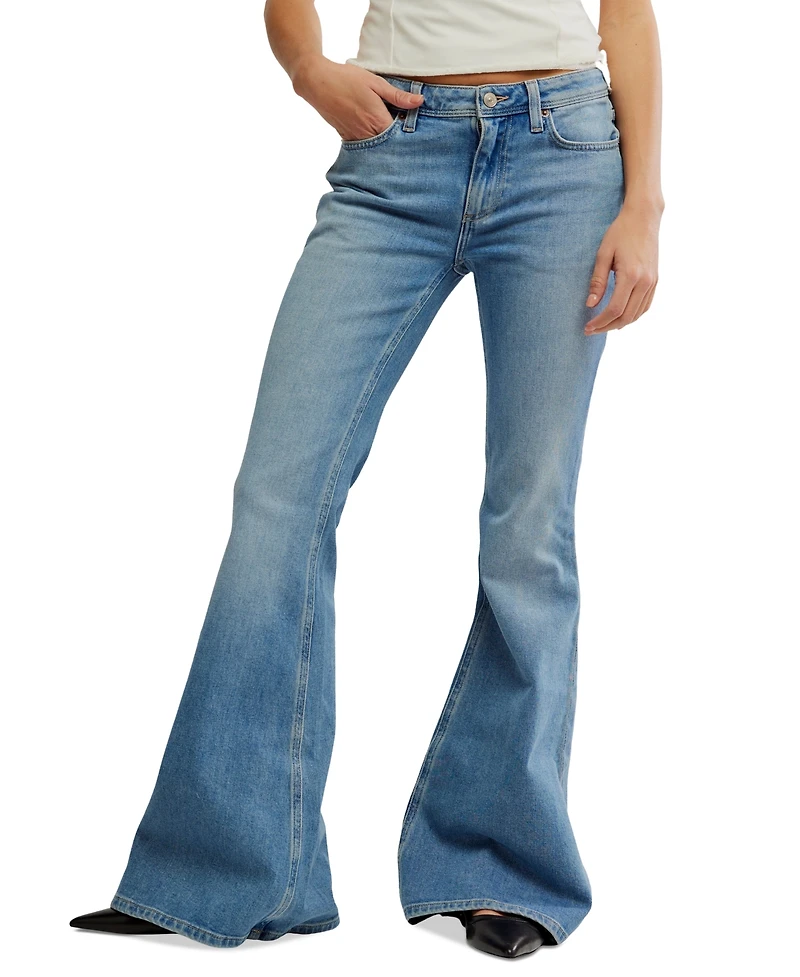 Free People Women's Love Bomb Flare-Leg Jeans