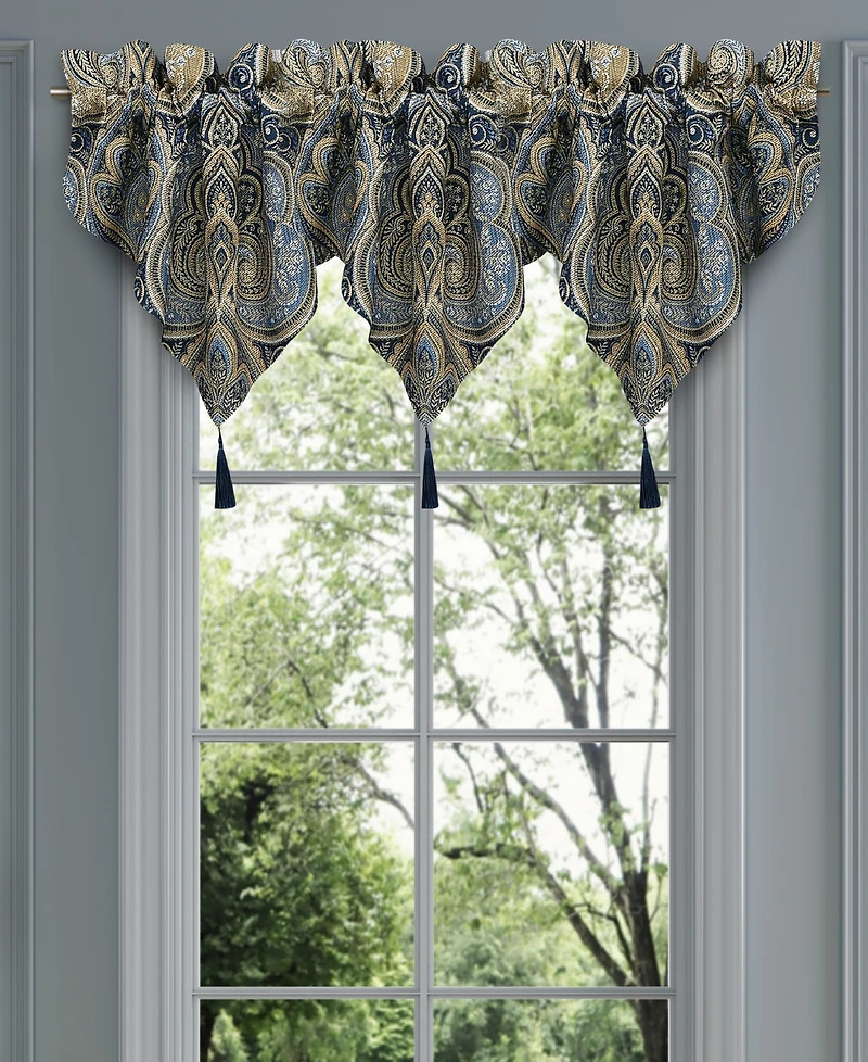 Royal Court Messina Window Ascot Valance, 40" x 21"