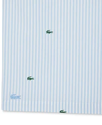 Lacoste Men's Loungewear Short Sleeve Button-Front Pajama Top